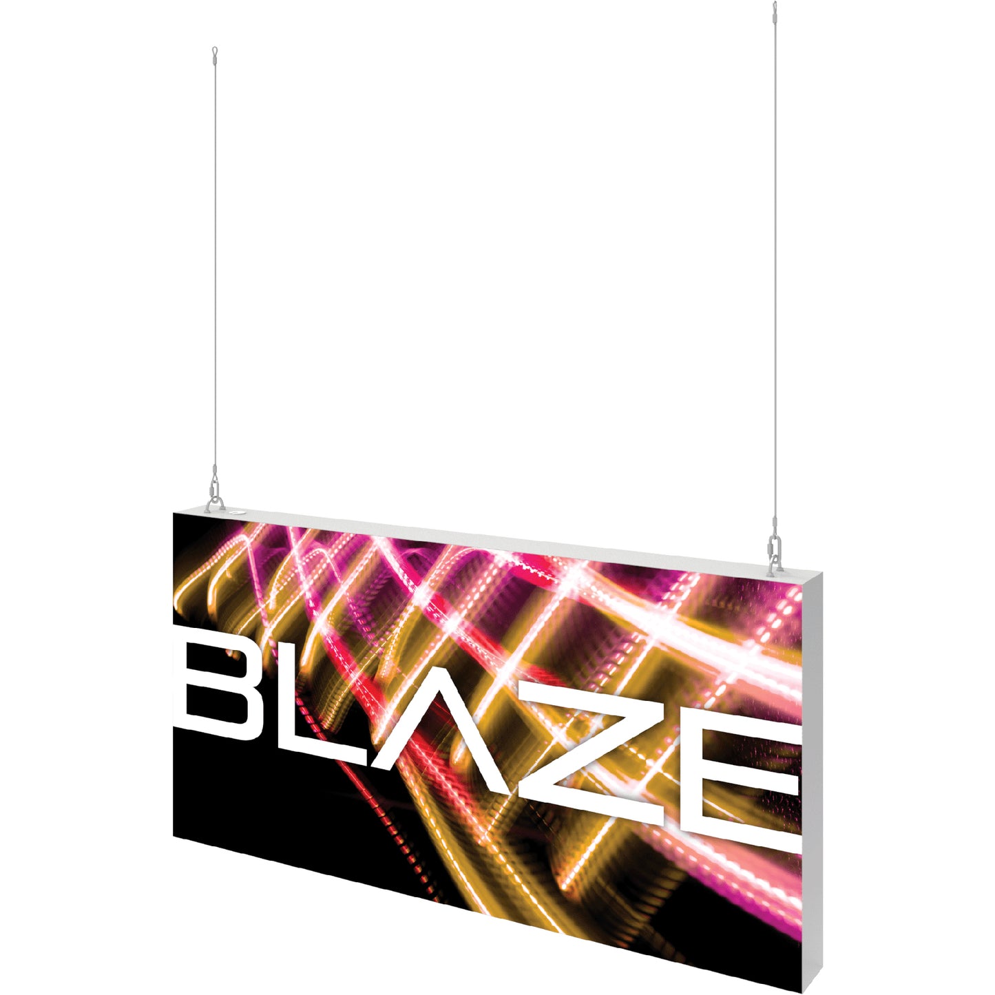 Blaze™ Hanging Light Box · 6' x 3'