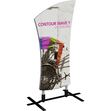 Contour™ WAVE 1 Shaped Indoor/Outdoor Sign