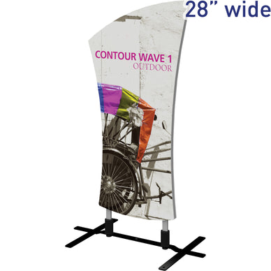 Contour™ WAVE 1 Shaped Indoor/Outdoor Sign