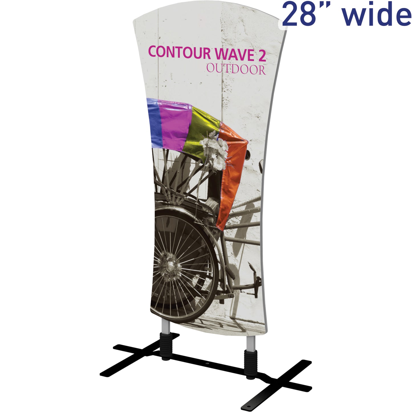 Contour™ WAVE 2 Shaped Indoor/Outdoor Sign