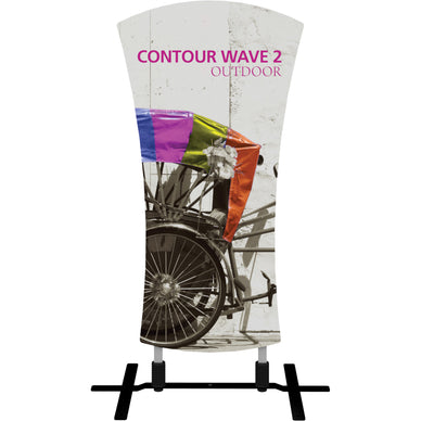 Contour™ WAVE 2 Shaped Indoor/Outdoor Sign