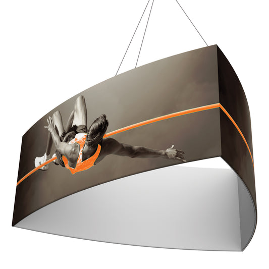 Formulate® Master Hanging Banner Sign · 10′ × 4′ Convex Triangle