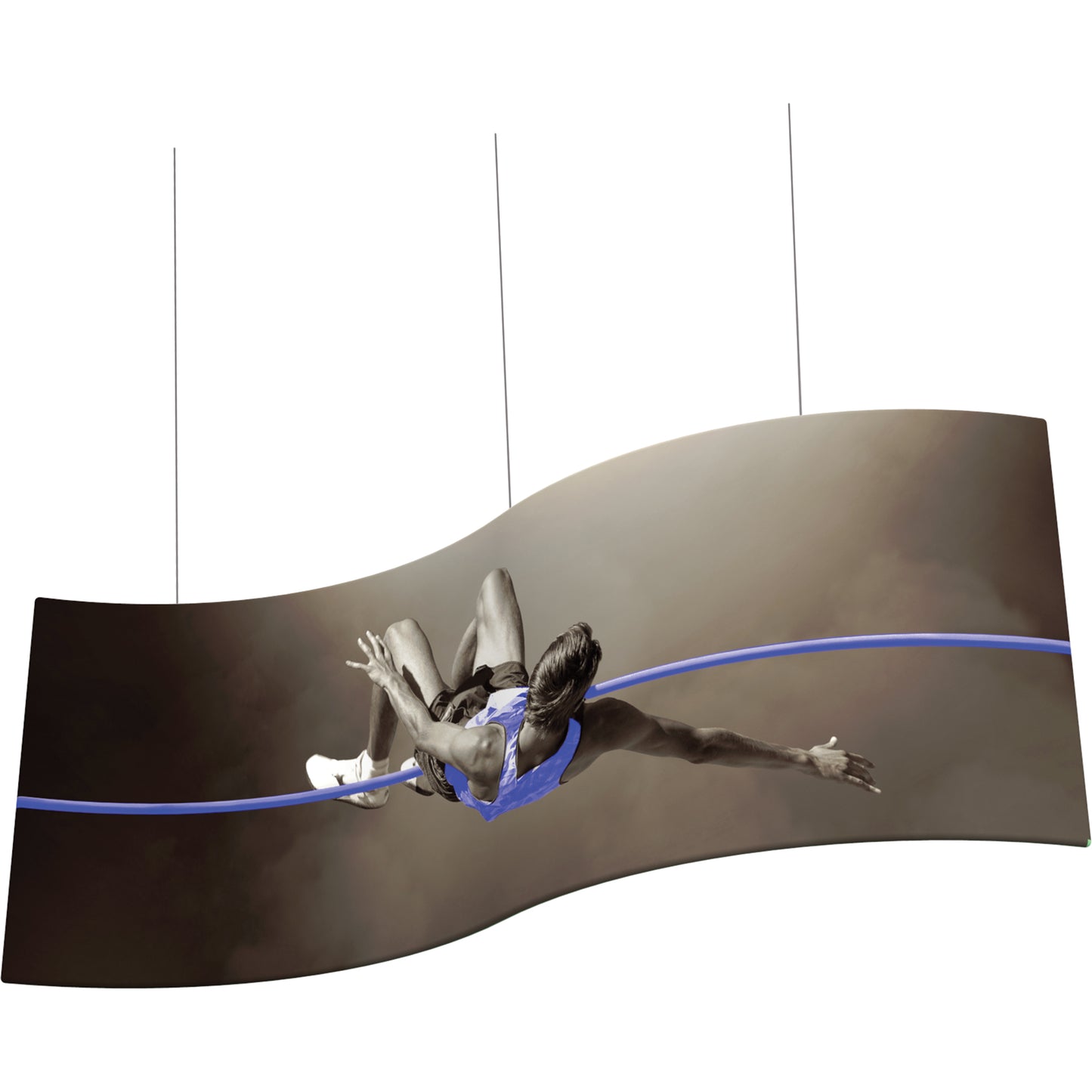 Formulate® Master Hanging Banner Sign · 10′ × 4′ S-Curve