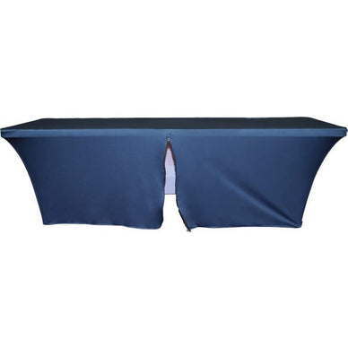 Custom Print Stretch Table Cover with Logo & Graphics · Wrinkle-Free