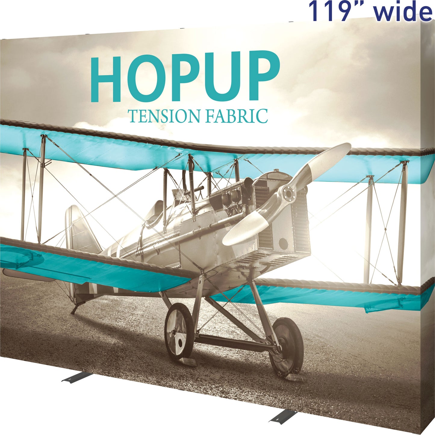 Hopup™ Pop-Up Display, Straight · 10′w × 7½′h