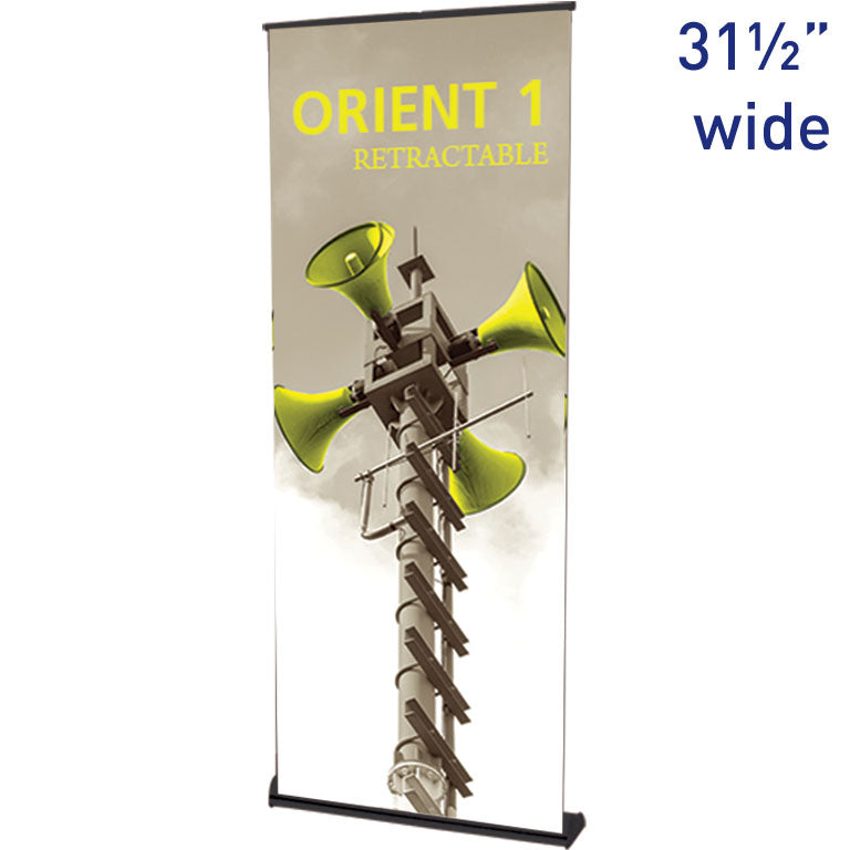 Orient™ 800 Retractable Banner Stand · 31½″ wide