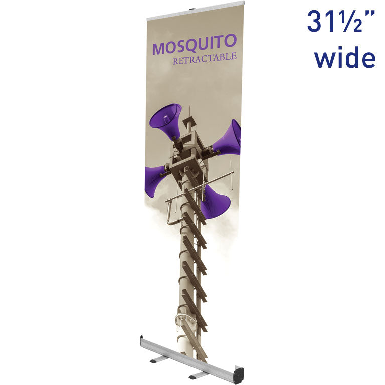 Mosquito™ 800 Retractable Banner Stand · 31½″ wide