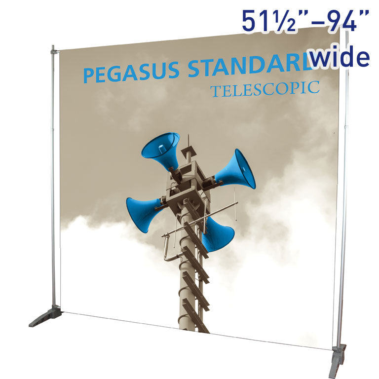 Pegasus™ Standard Adjustable Size Banner Stand