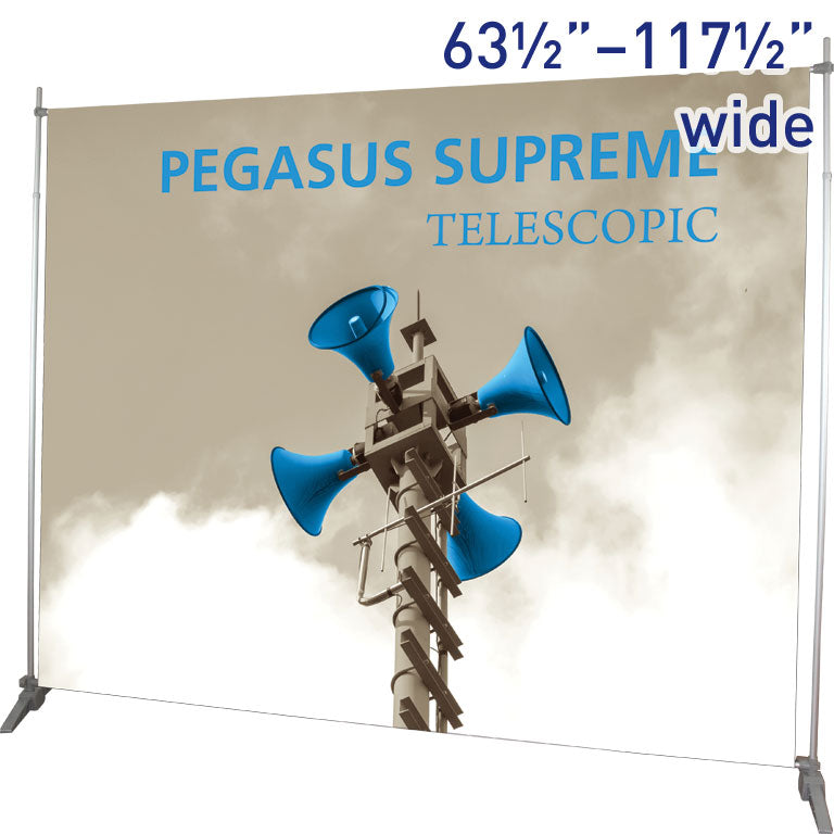 Pegasus™ Supreme Adjustable Size Banner Stand