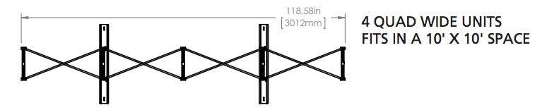 Hopup™ Pop-Up Display, Straight · 10′w × 10′h