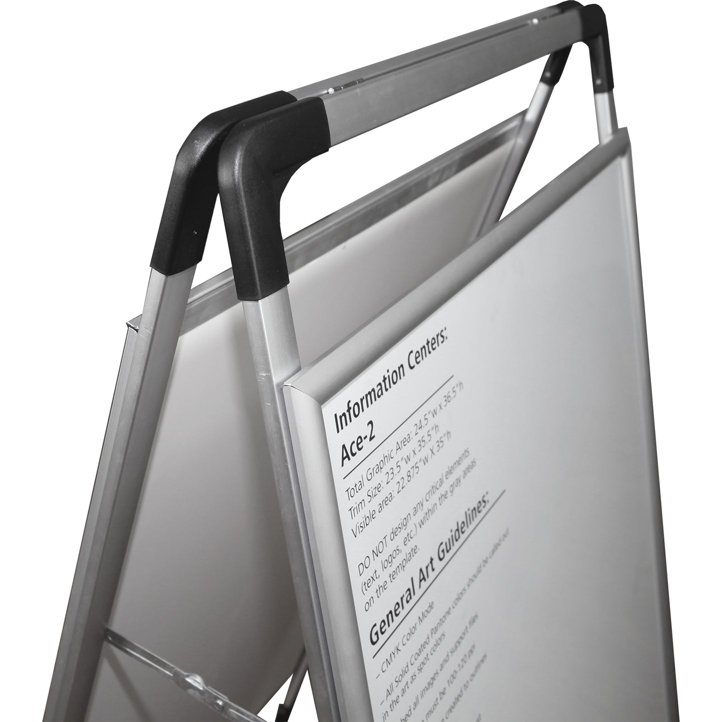 Ace-2™ A-Frame Sidewalk Sign • Aluminum