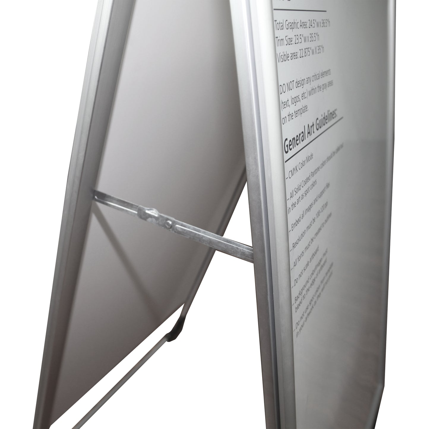 Ace-2™ A-Frame Sidewalk Sign • Aluminum