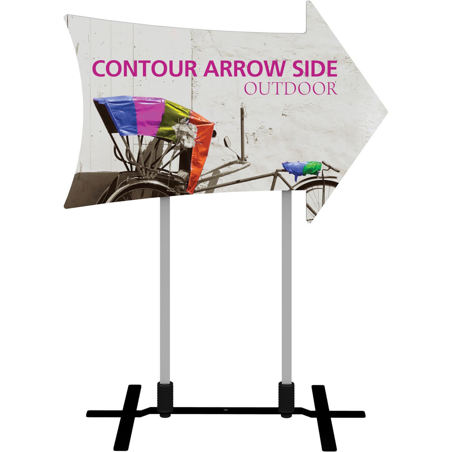 Contour™ ARROW-Shaped Indoor/Outdoor Sign