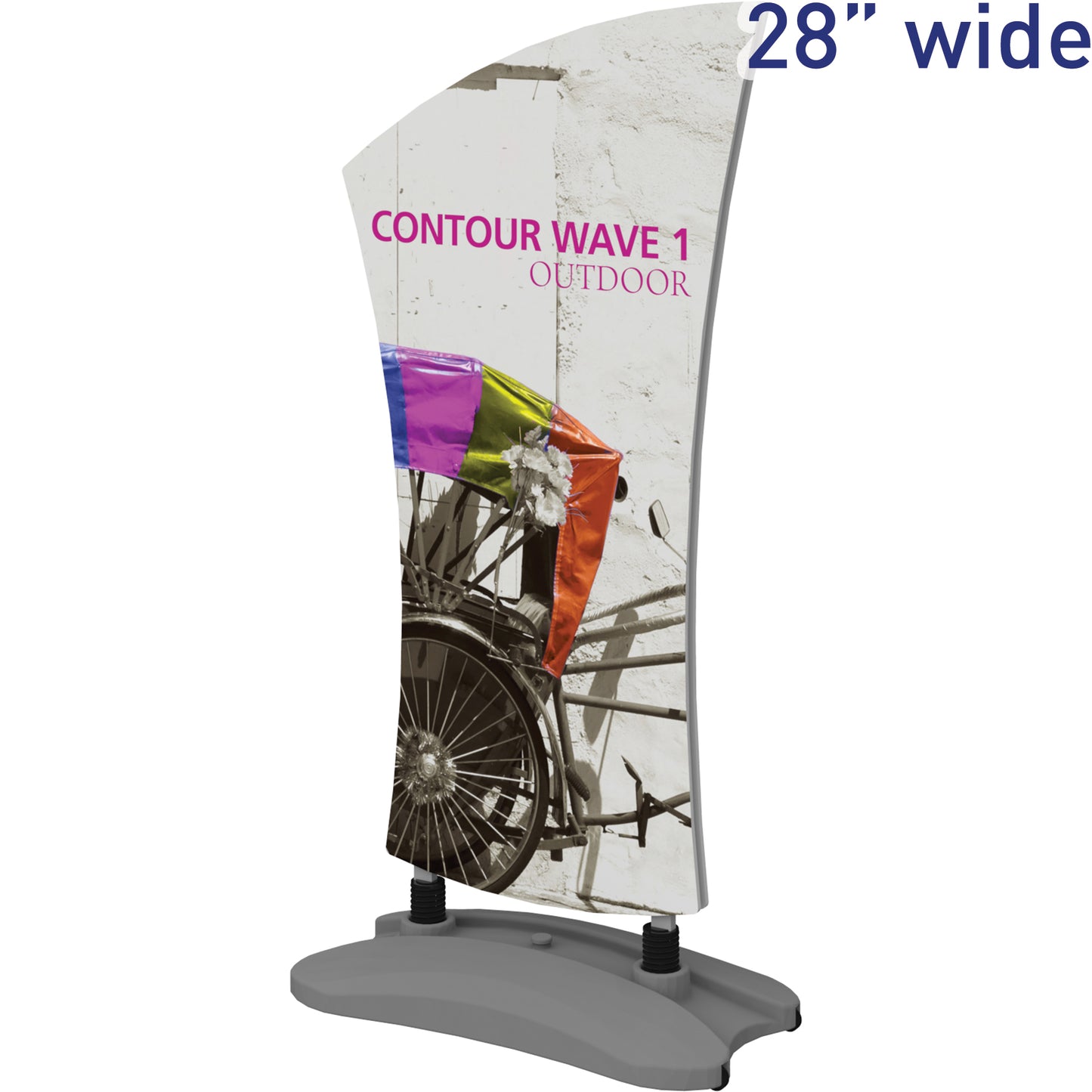 Contour™ WAVE 1 Shaped Indoor/Outdoor Sign