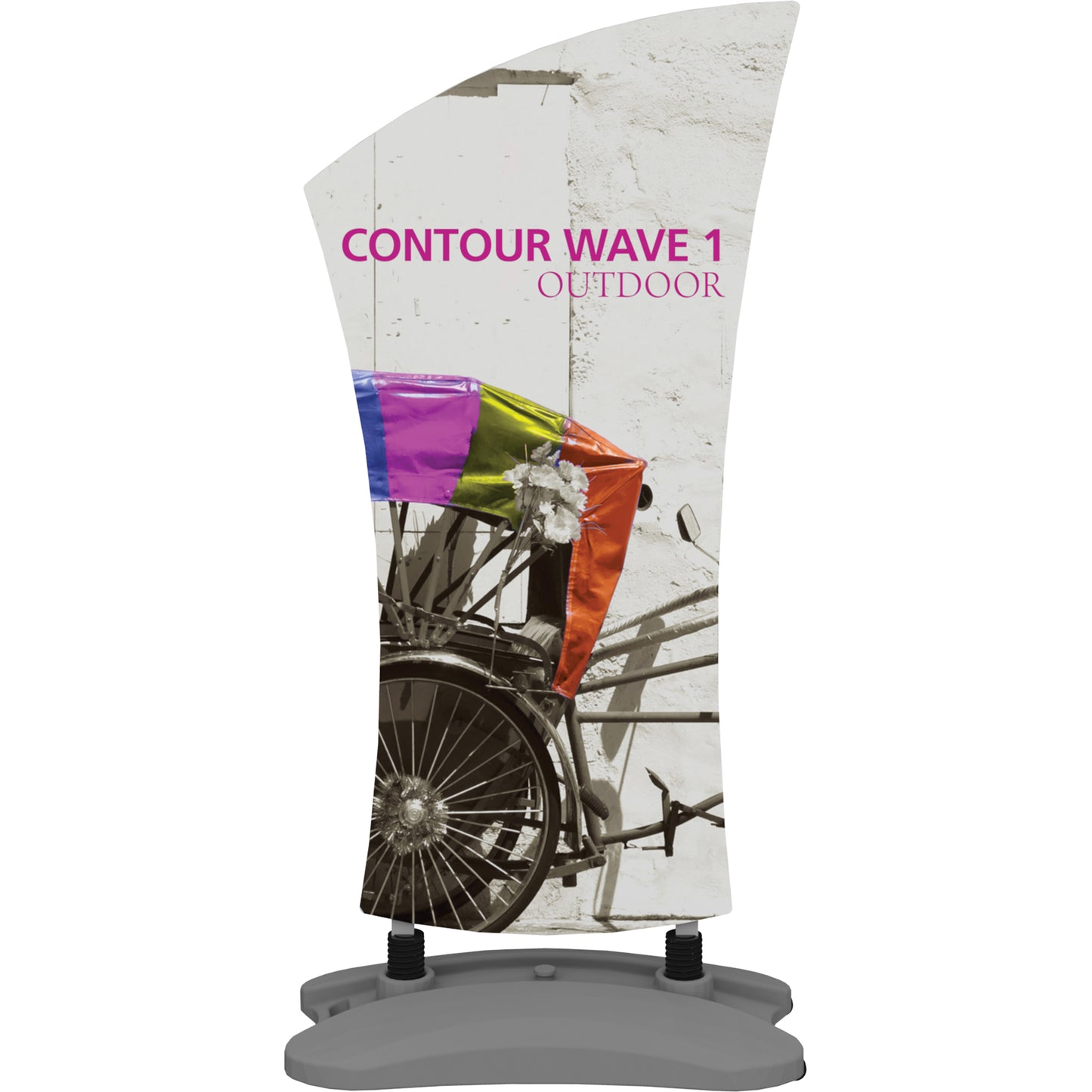 Contour™ WAVE 1 Shaped Indoor/Outdoor Sign