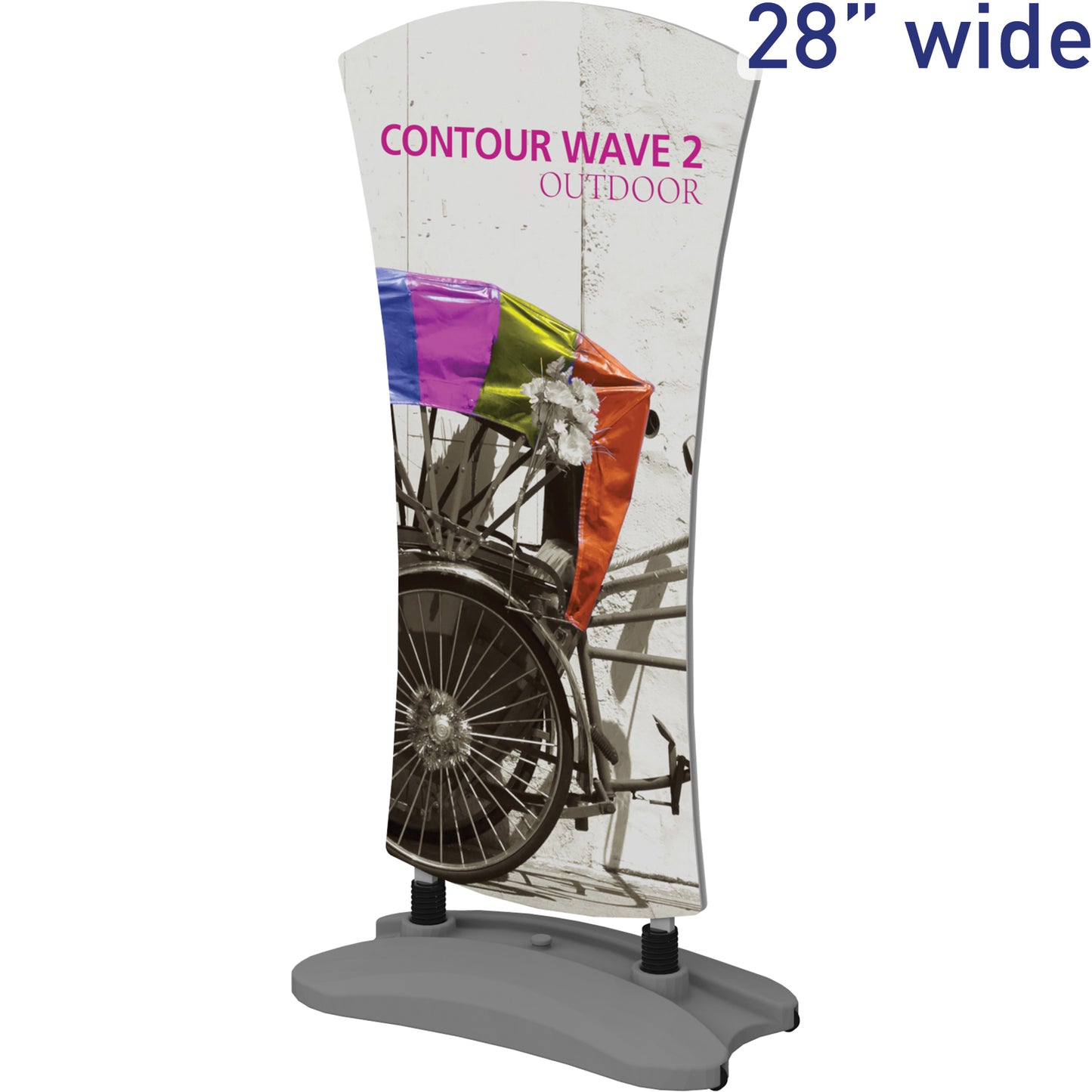 Contour™ WAVE 2 Shaped Indoor/Outdoor Sign