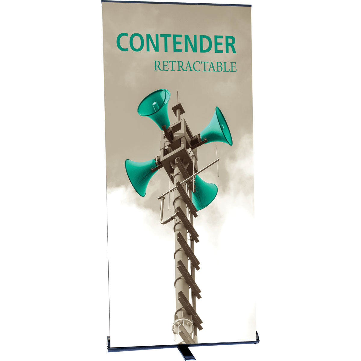 Contender™ Mega Retractable Banner Stand ∙ 35½″ wide