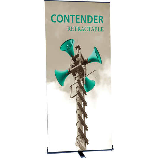 Contender™ Mega Retractable Banner Stand ∙ 35½″ wide