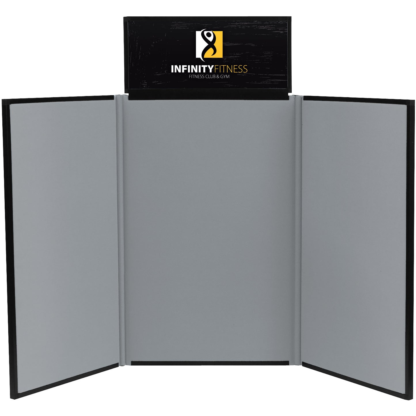 Fast Trak™ Folding Panel Tabletop Display · 4′ wide