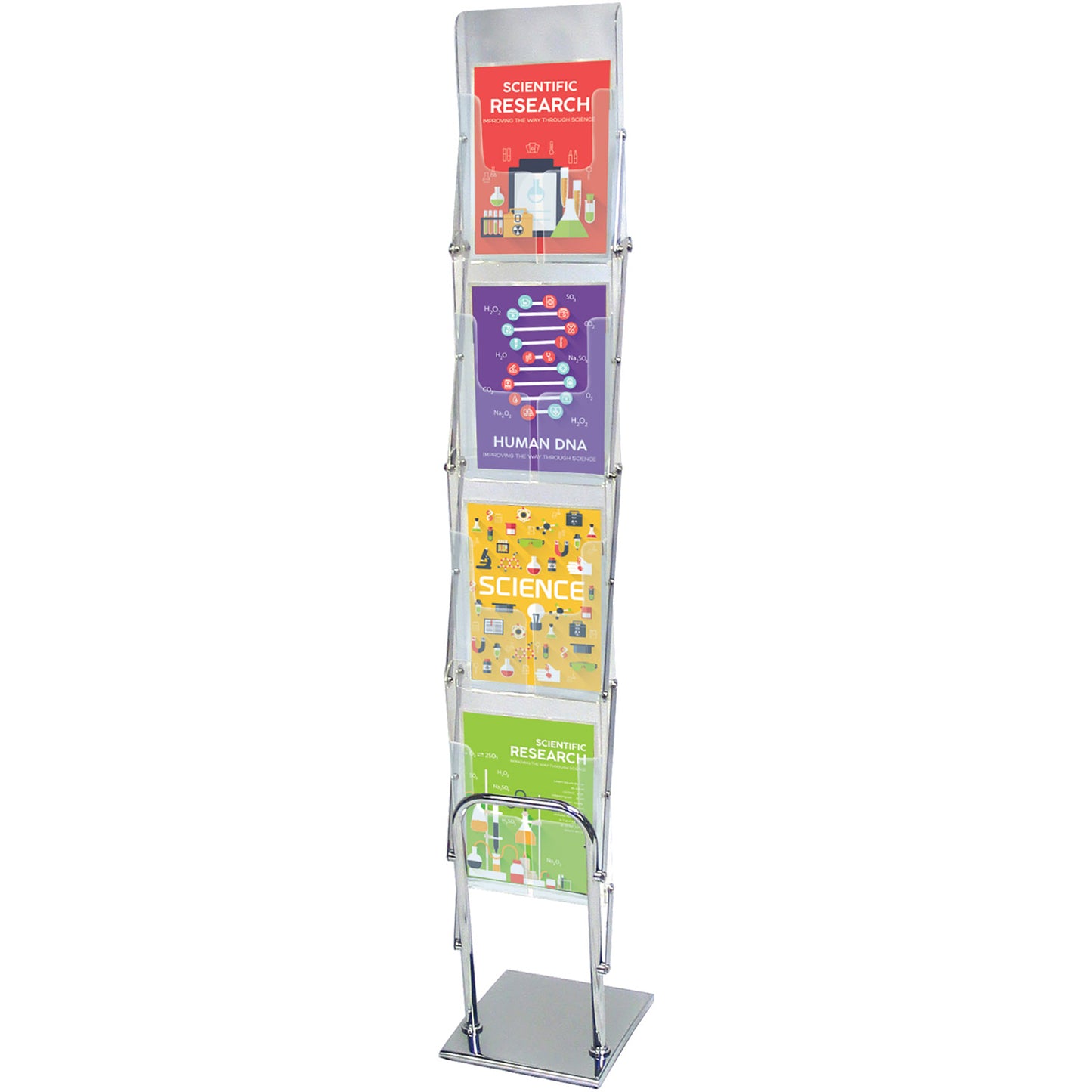 Clear View™ Collapsible Literature Stand