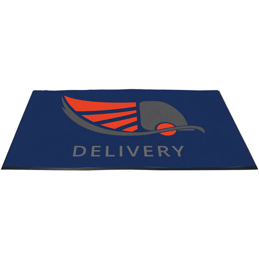 Custom Logo Commercial Carpet Mat · 4′ × 6′