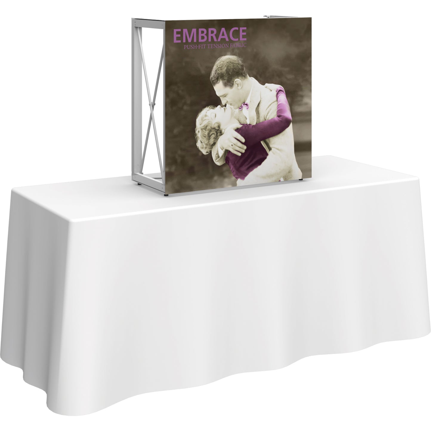 Embrace™ Tabletop Display · 2½′ wide × 2½′ tall