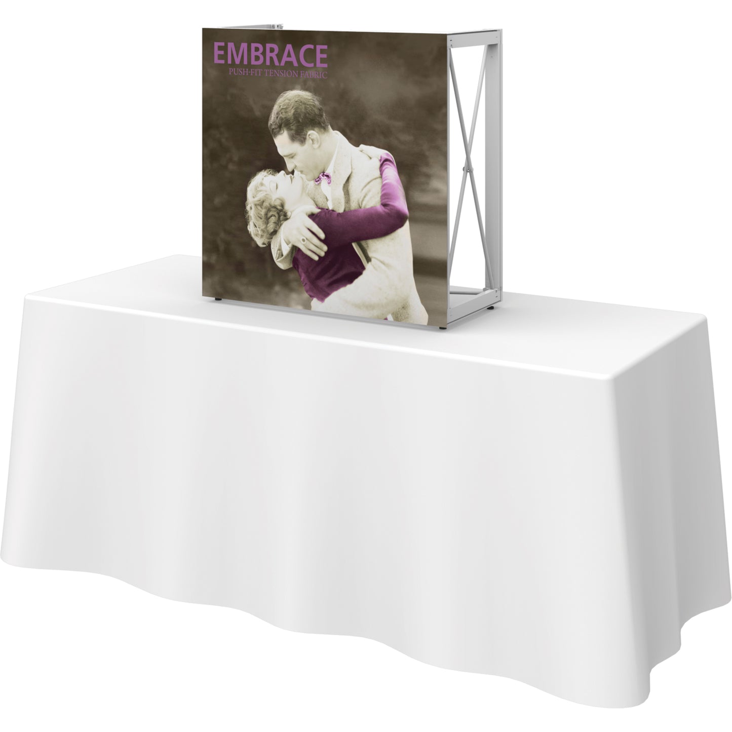 Embrace™ Tabletop Display · 2½′ wide × 2½′ tall