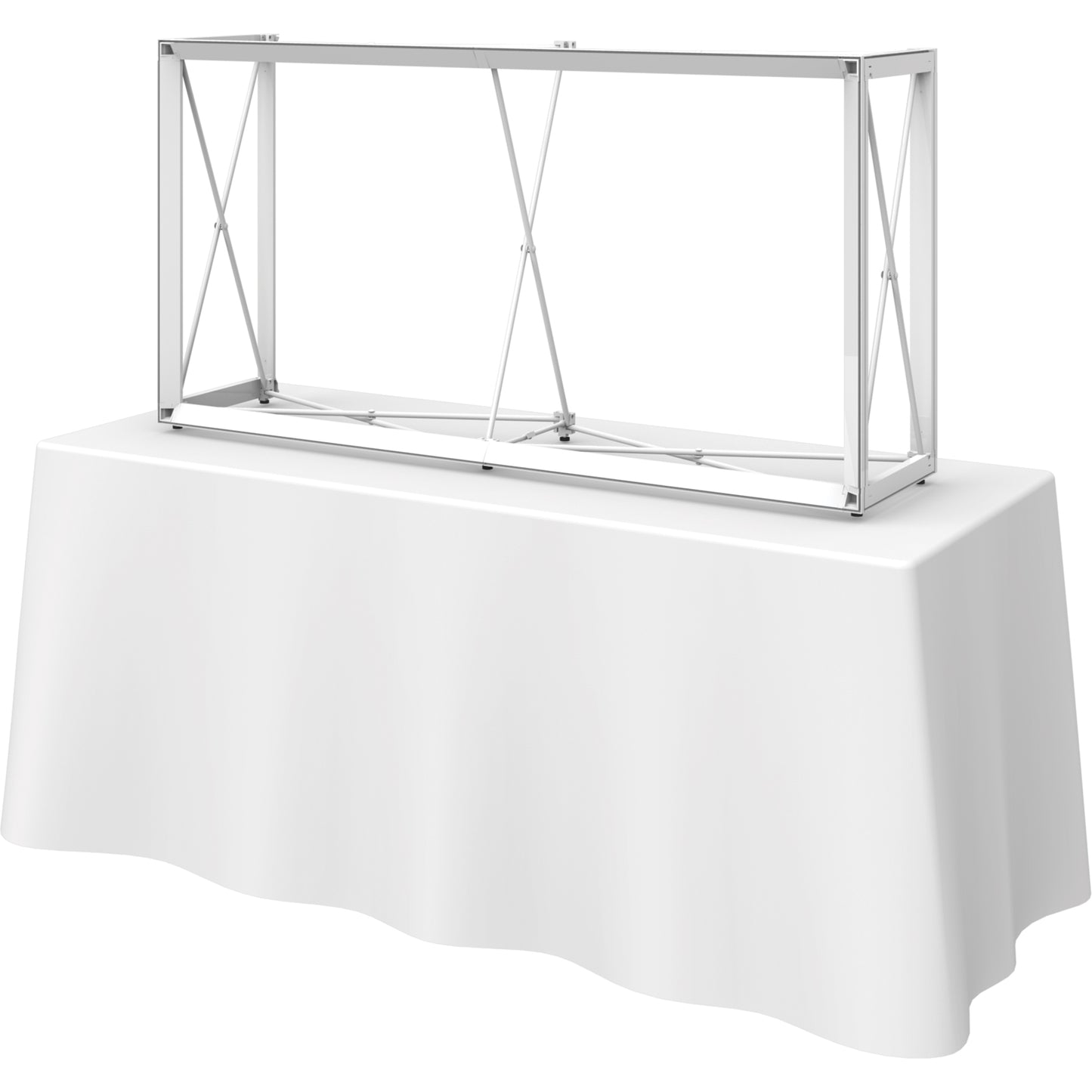 Embrace™ Tabletop Display · 5′ wide × 2½′ tall