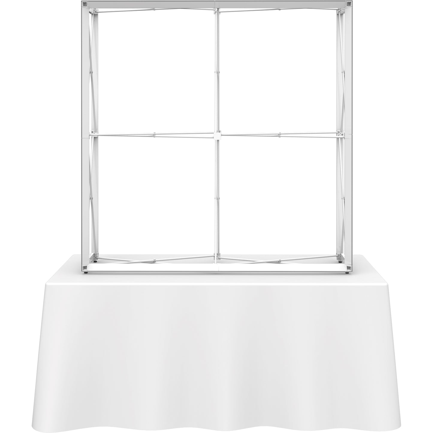 Embrace™ Tabletop Display · 5′ wide × 5′ tall