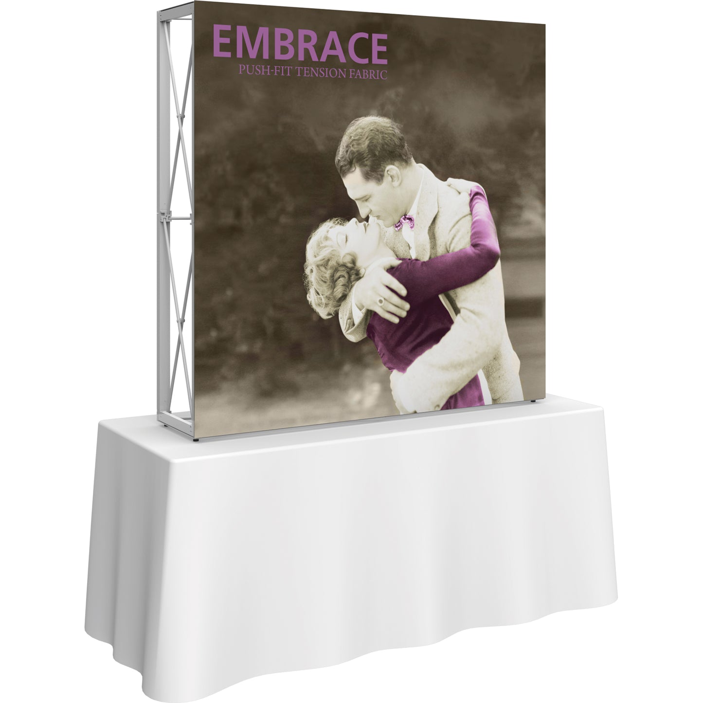 Embrace™ Tabletop Display · 5′ wide × 5′ tall