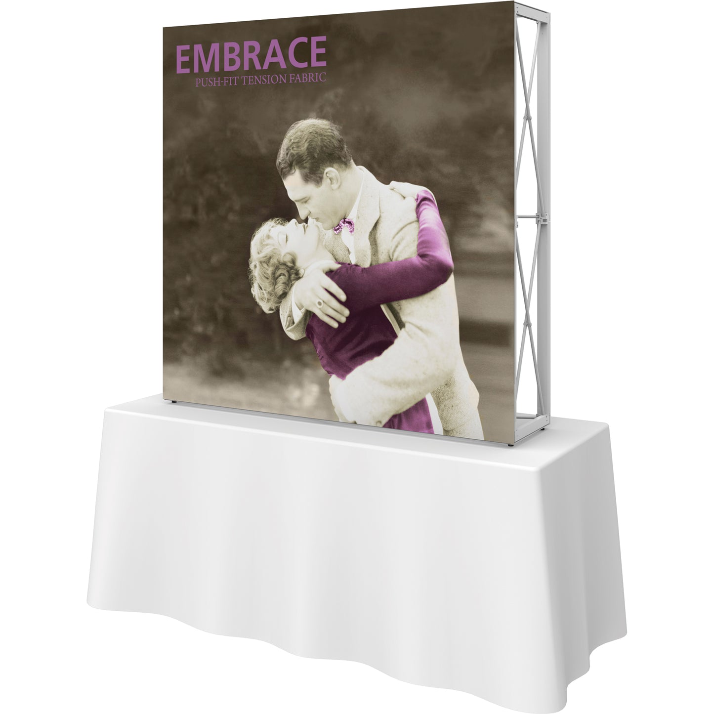 Embrace™ Tabletop Display · 5′ wide × 5′ tall