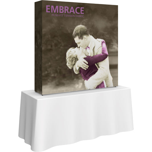 Embrace™ Tabletop Display · 5′ wide × 5′ tall