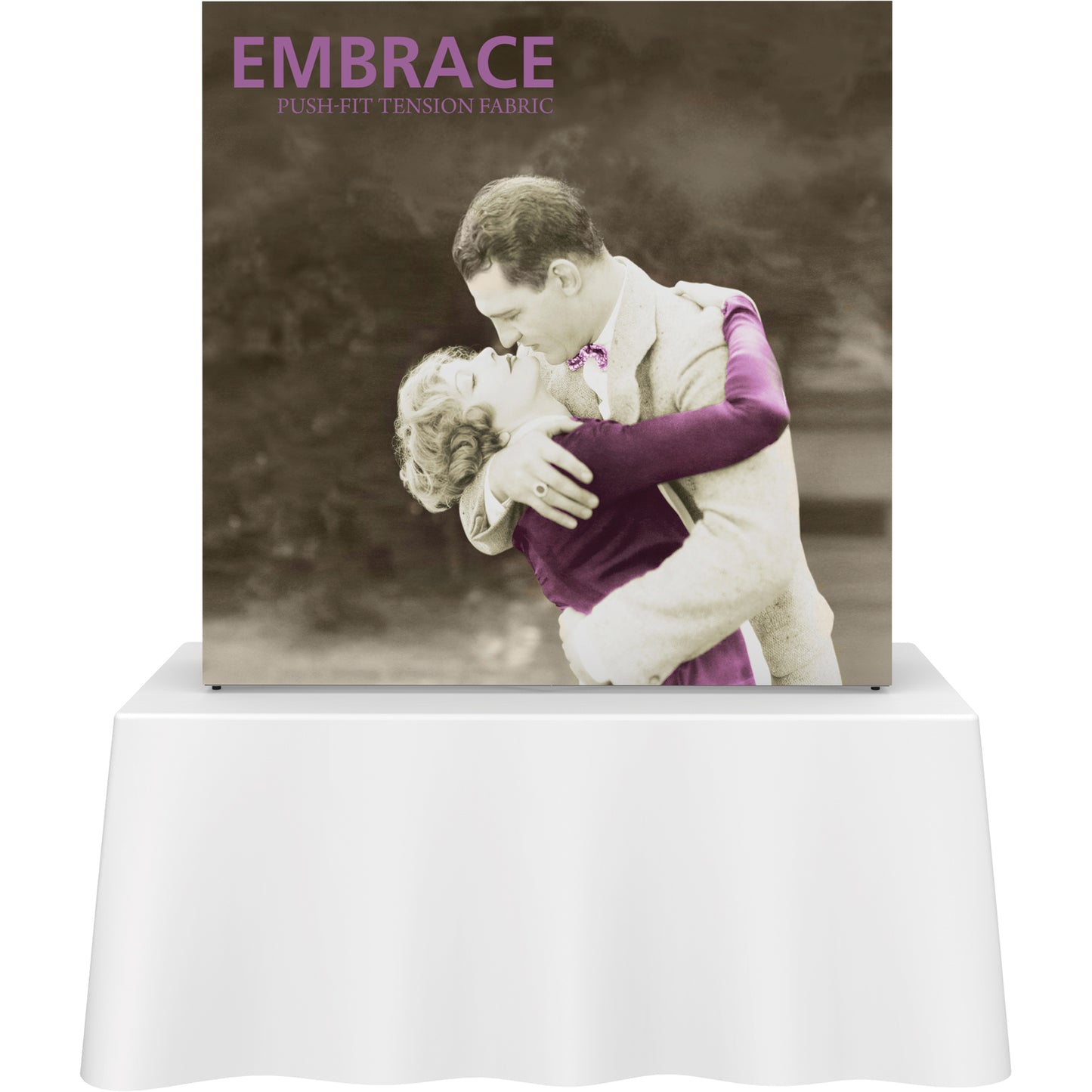 Embrace™ Tabletop Display · 5′ wide × 5′ tall