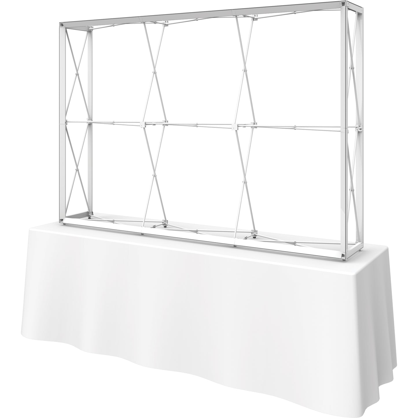 Embrace™ Tabletop Display · 7½′ wide × 5′ tall