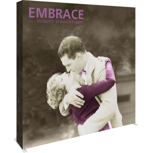 Embrace™ Tension Fabric Display · 7½′ wide × 7½′ tall