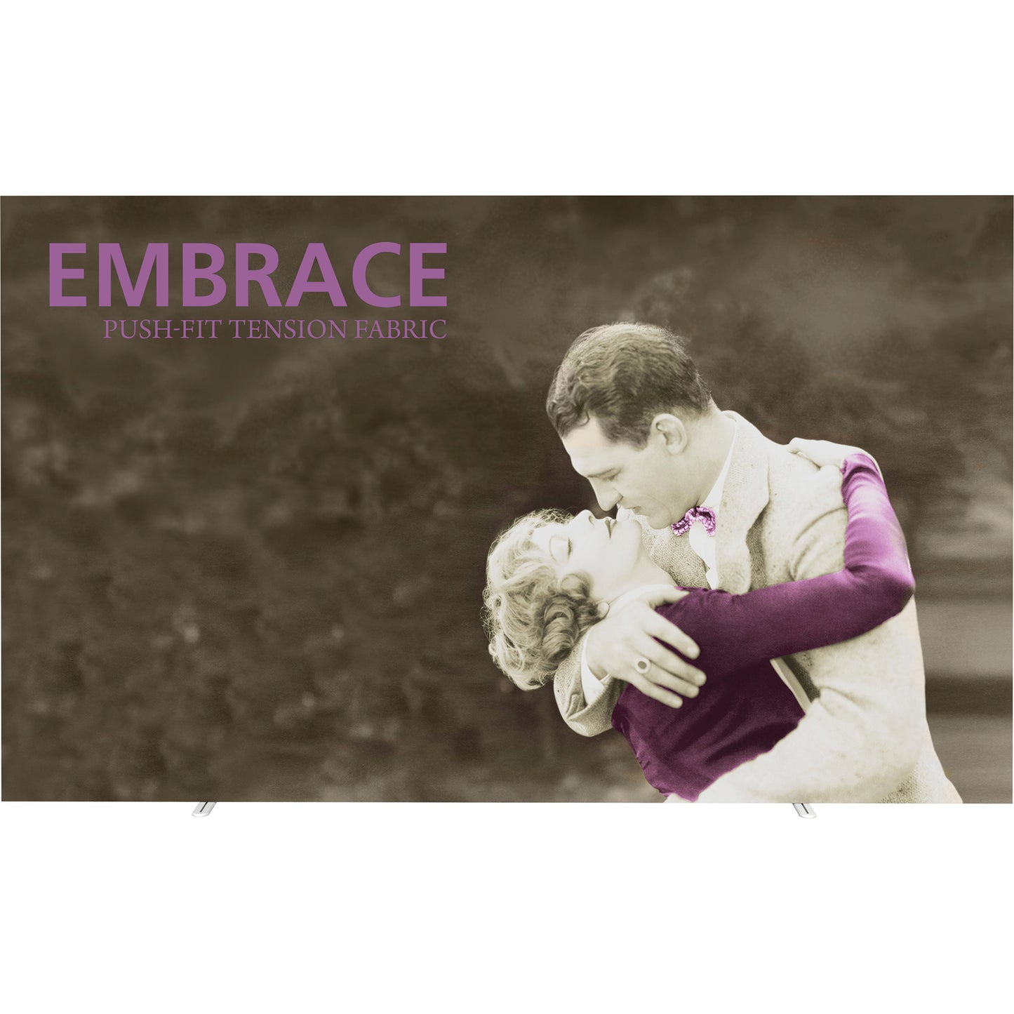 Embrace™ Tension Fabric Display · 12¼′ wide × 7½′ tall