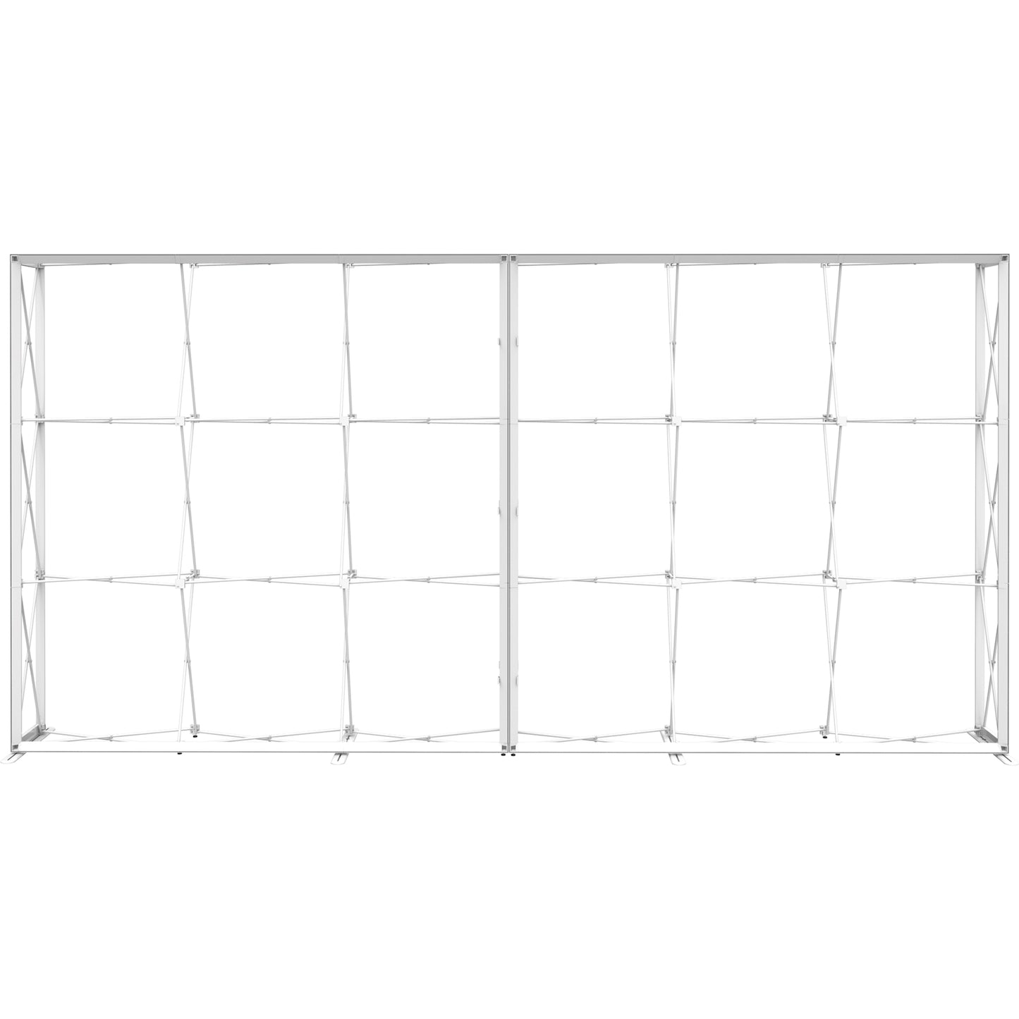 Embrace™ Tension Fabric Display · 15′ wide × 7½′ tall