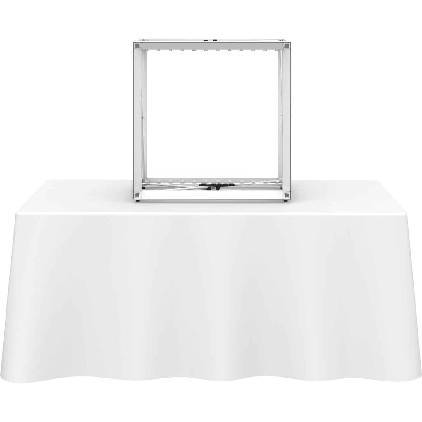 Embrace™ Tabletop Display · 2½′ wide × 2½′ tall (BACKLIT)