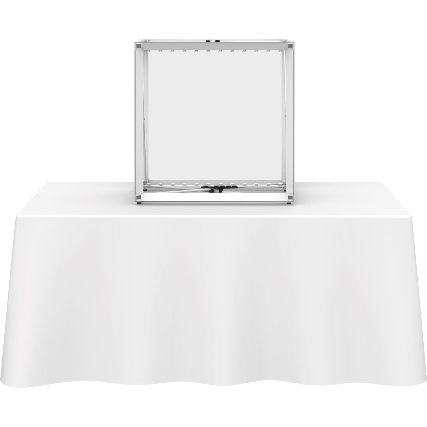 Embrace™ Tabletop Display · 2½′ wide × 2½′ tall (BACKLIT)