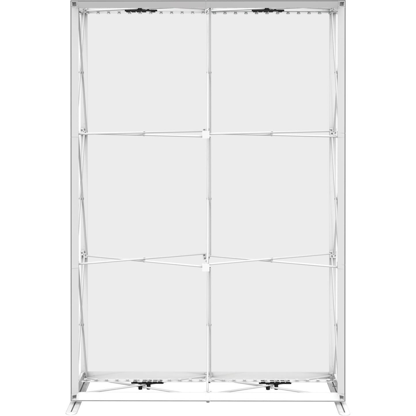 Embrace™ Tension Fabric Display · 5′ wide × 7½′ tall (BACKLIT)