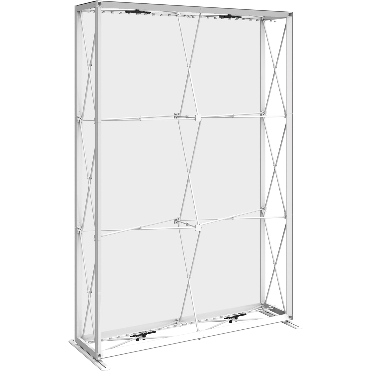 Embrace™ Tension Fabric Display · 5′ wide × 7½′ tall (BACKLIT)