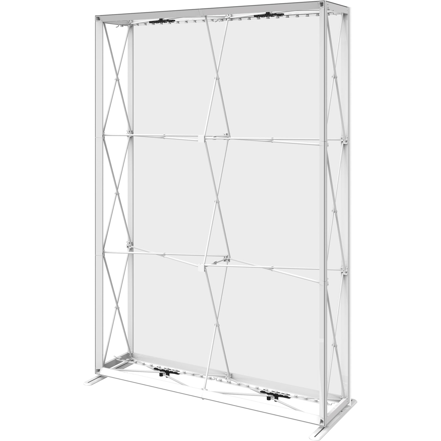 Embrace™ Tension Fabric Display · 5′ wide × 7½′ tall (BACKLIT)