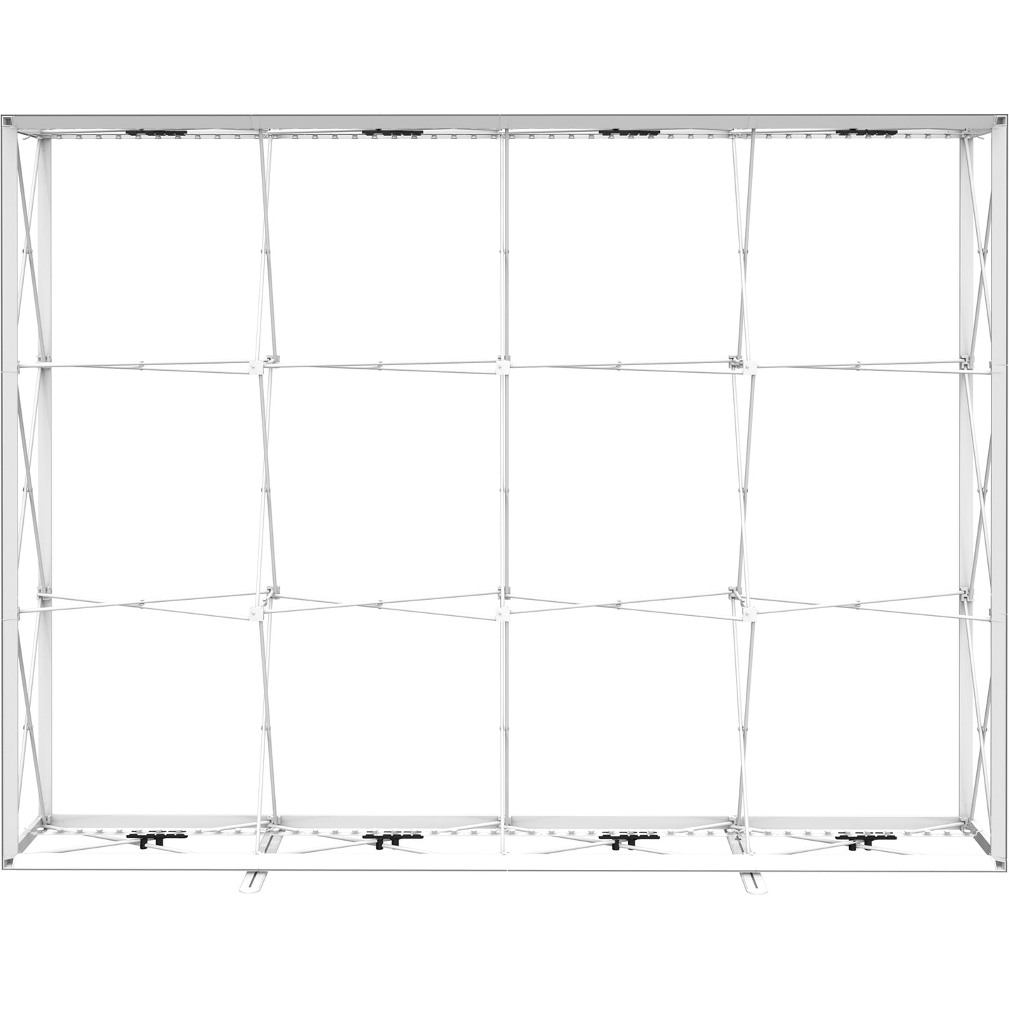 Embrace™ Tension Fabric Display · 10′ wide × 7½′ tall (BACKLIT)