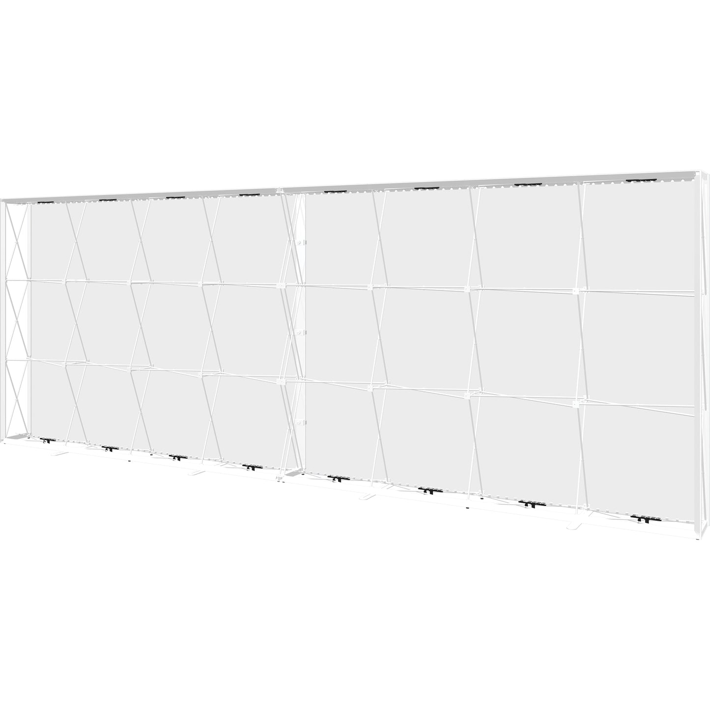 Embrace™ Tension Fabric Display · 20′ wide × 7½′ tall (BACKLIT)