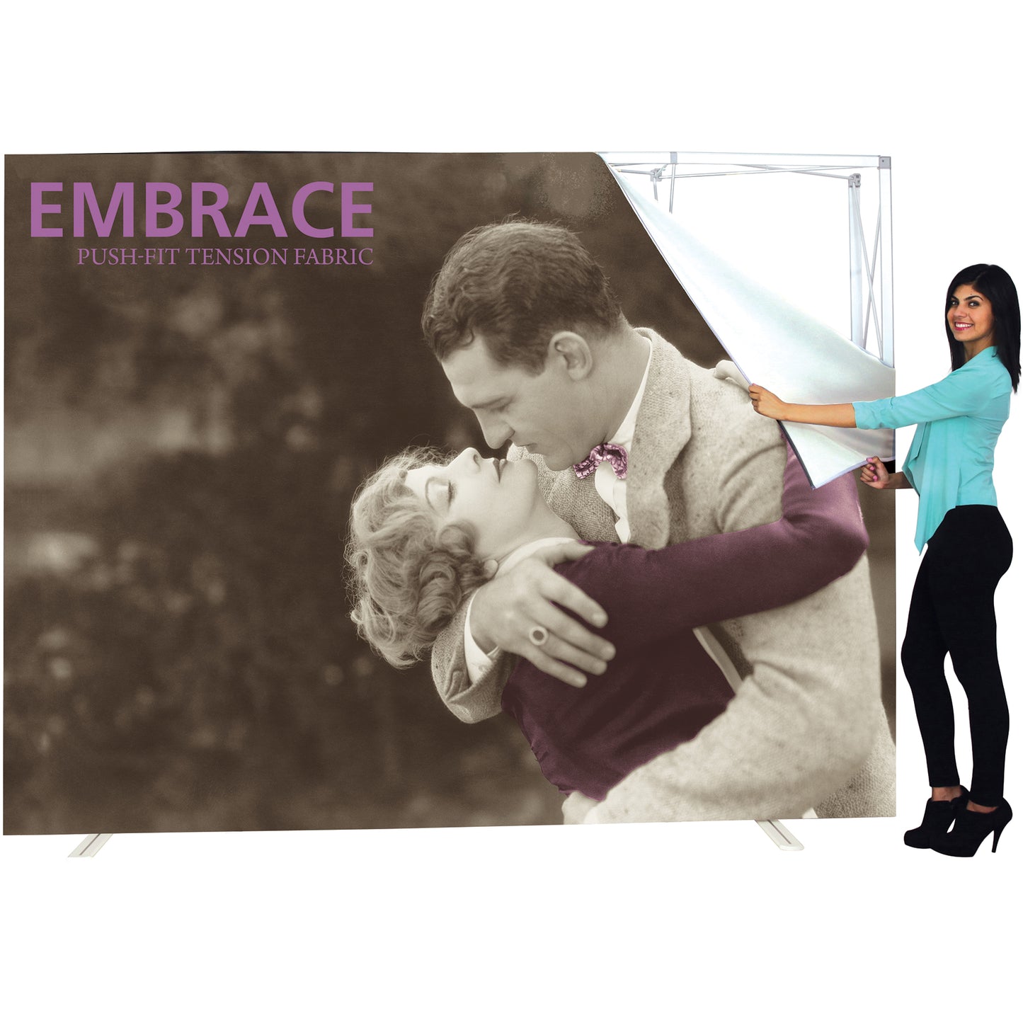 Embrace™ Tabletop Display · 2½′ wide × 2½′ tall