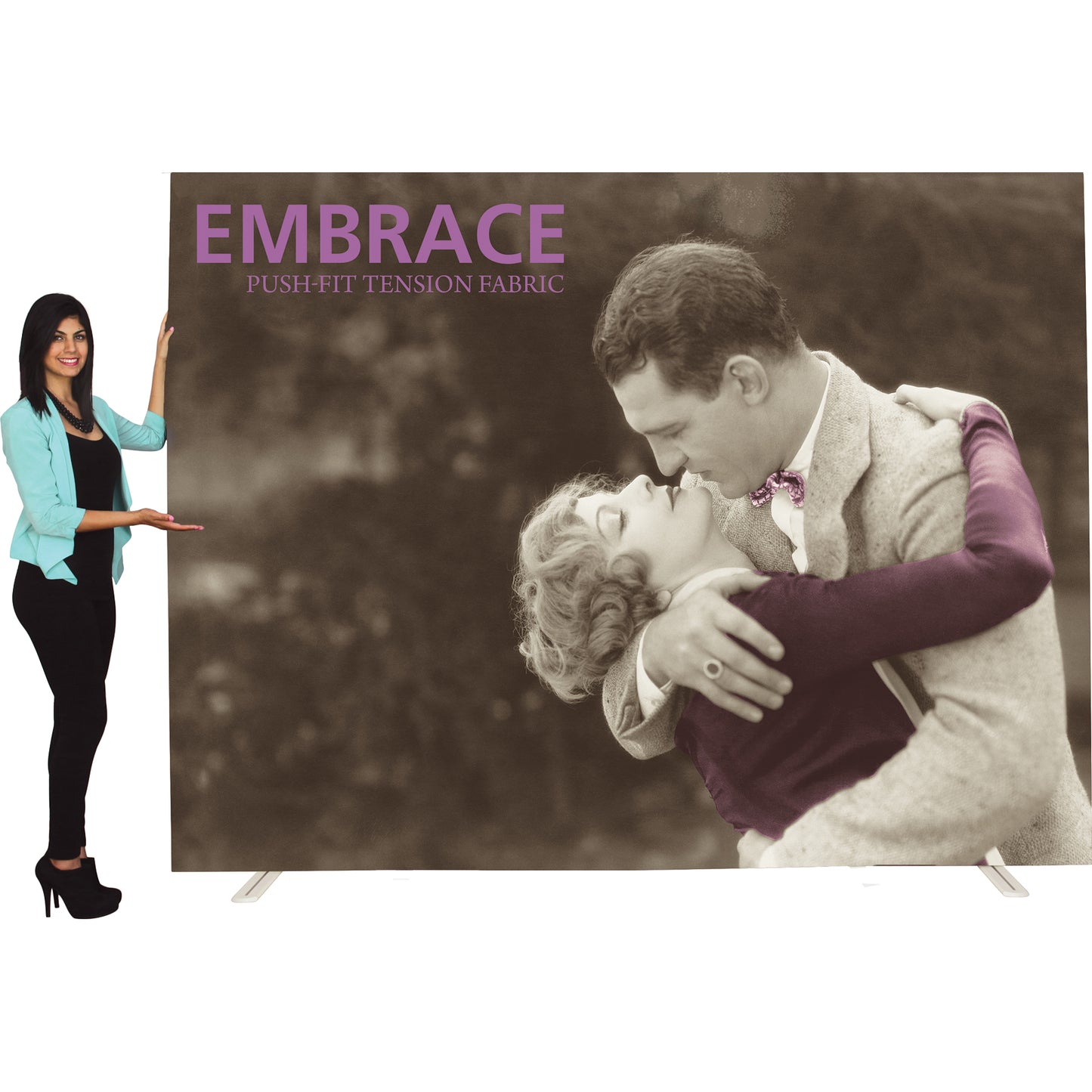 Embrace™ Tabletop Display · 2½′ wide × 2½′ tall