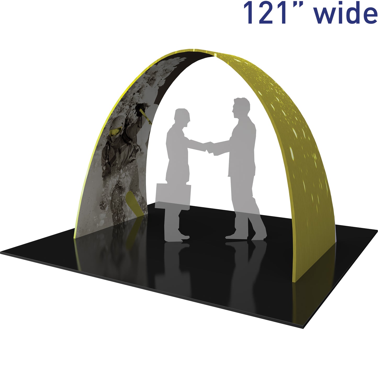 Formulate® Tension Fabric Arch Display, Kit 07 · 10′ wide