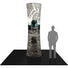 Formulate® Cylinder Tower Display · 3′ wide × 10′ tall