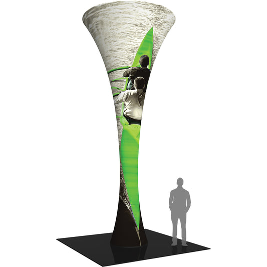 Formulate® Funnel Tower Display · 20′ tall