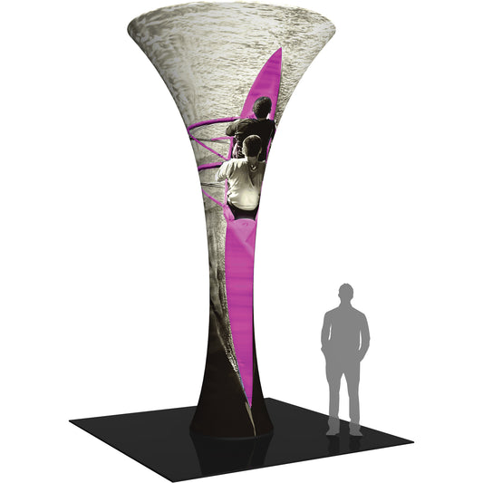 Formulate® Funnel Tower Display · 16′ tall